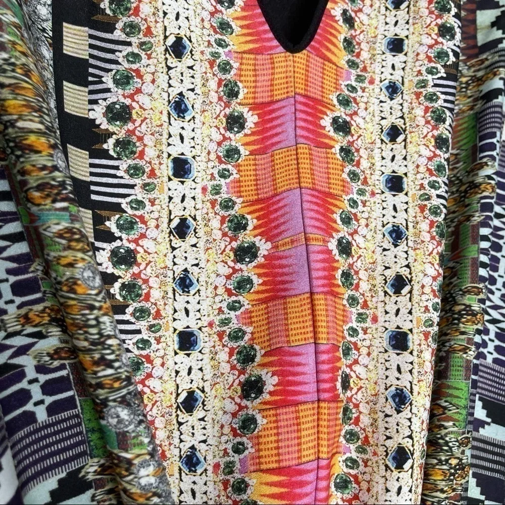 Clover Canyon Multicolor Gem and Geometric Print Knee Length Dress US XS - Picture 5 of 7